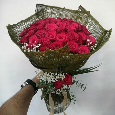 29 Kırmızı Gül Buketi