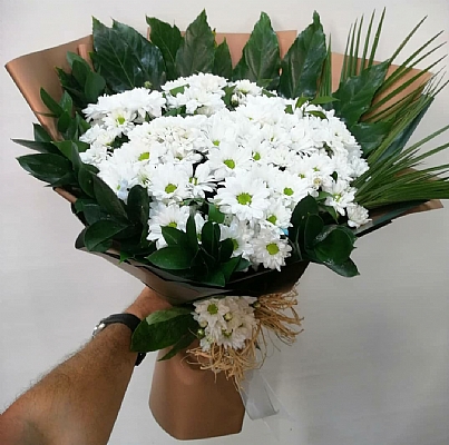 Beyaz Papatya Buketi